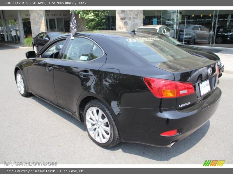 Obsidian Black / Black 2008 Lexus IS 250 AWD