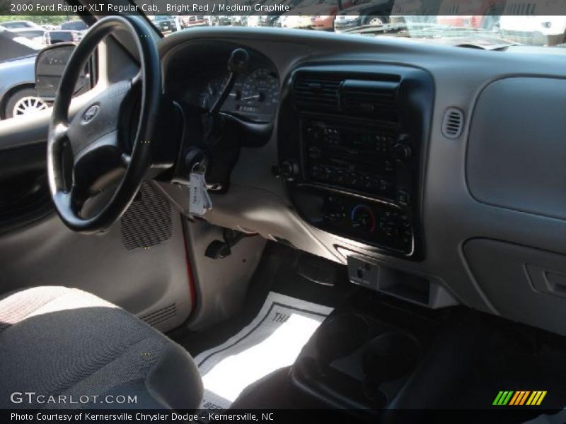 Bright Red / Medium Graphite 2000 Ford Ranger XLT Regular Cab