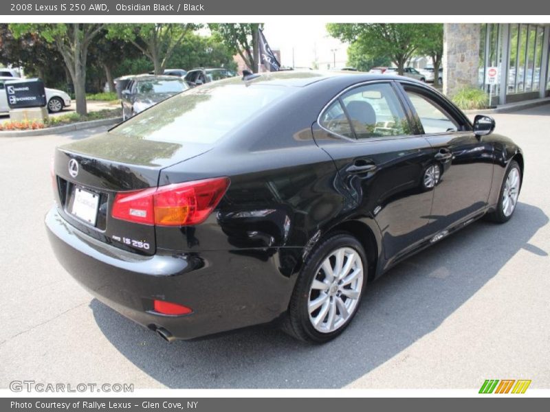 Obsidian Black / Black 2008 Lexus IS 250 AWD