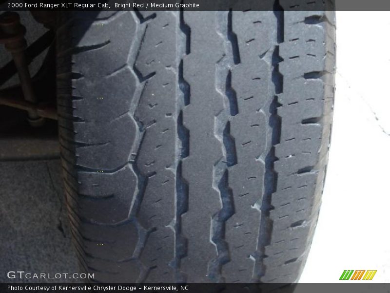 Bright Red / Medium Graphite 2000 Ford Ranger XLT Regular Cab