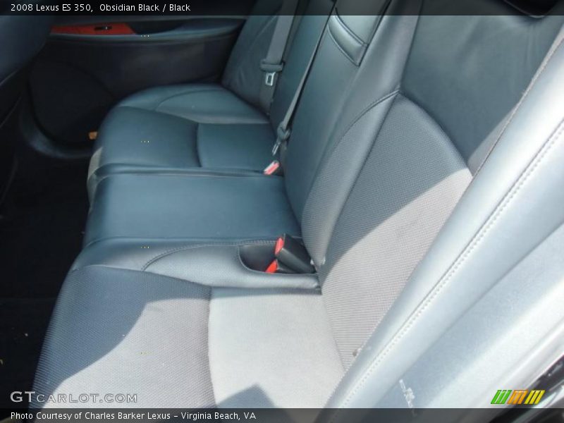 Obsidian Black / Black 2008 Lexus ES 350