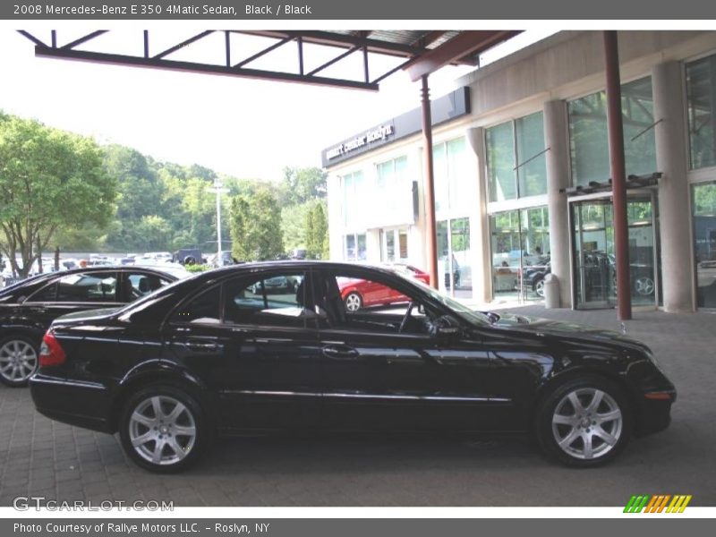 Black / Black 2008 Mercedes-Benz E 350 4Matic Sedan