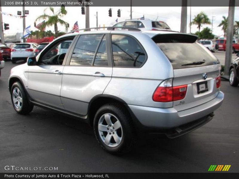Titanium Silver Metallic / Black 2006 BMW X5 3.0i