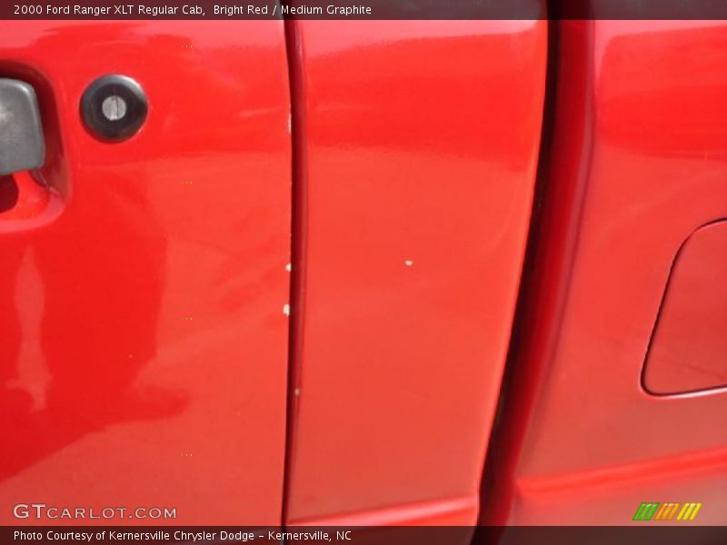Bright Red / Medium Graphite 2000 Ford Ranger XLT Regular Cab