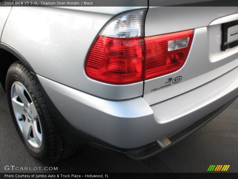 Titanium Silver Metallic / Black 2006 BMW X5 3.0i