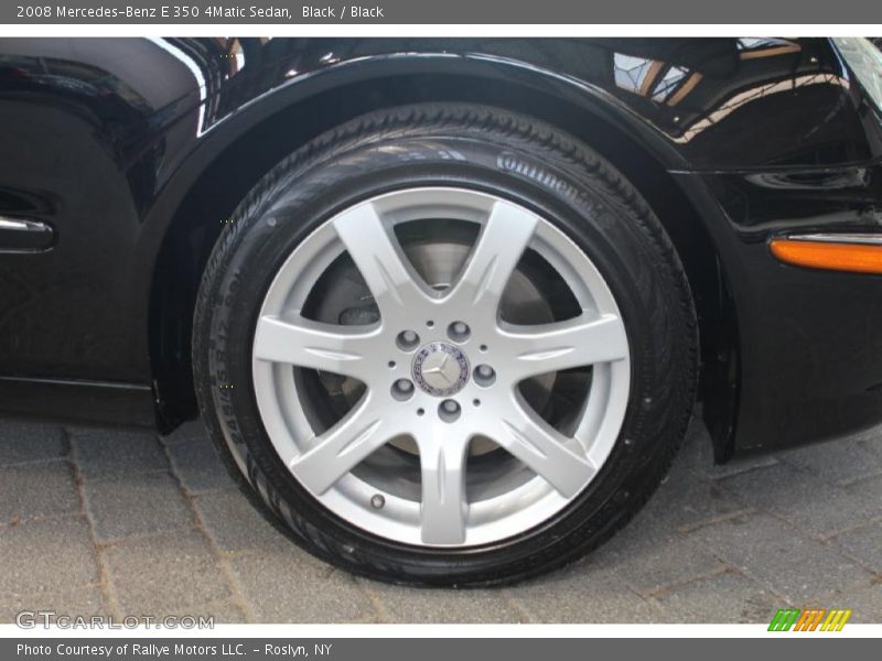 Black / Black 2008 Mercedes-Benz E 350 4Matic Sedan
