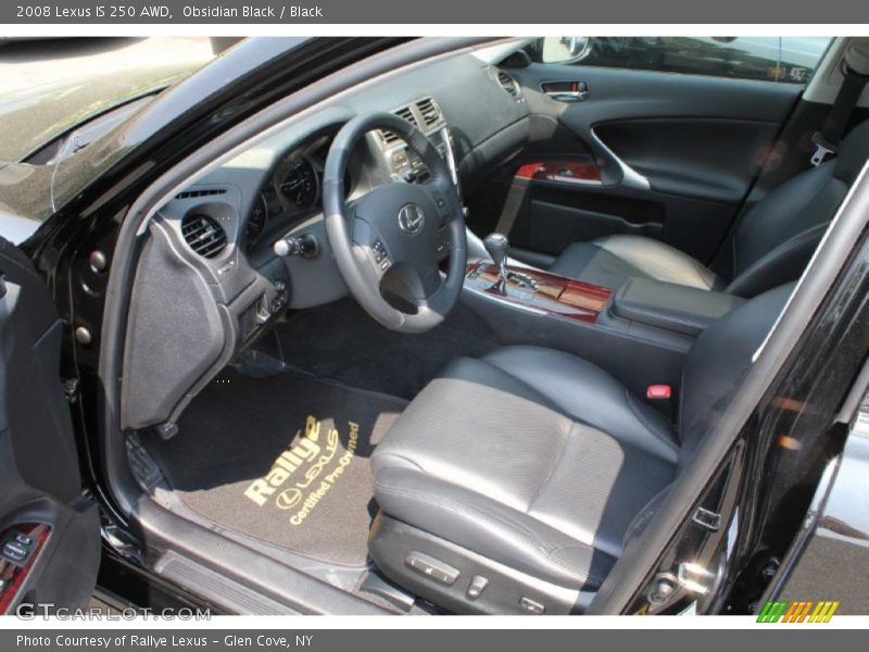 Obsidian Black / Black 2008 Lexus IS 250 AWD