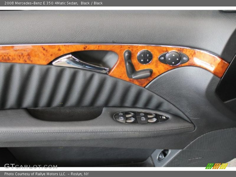 Black / Black 2008 Mercedes-Benz E 350 4Matic Sedan