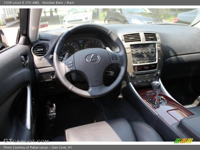 Obsidian Black / Black 2008 Lexus IS 250 AWD