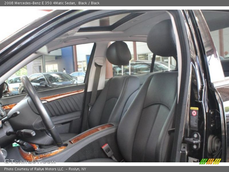 Black / Black 2008 Mercedes-Benz E 350 4Matic Sedan