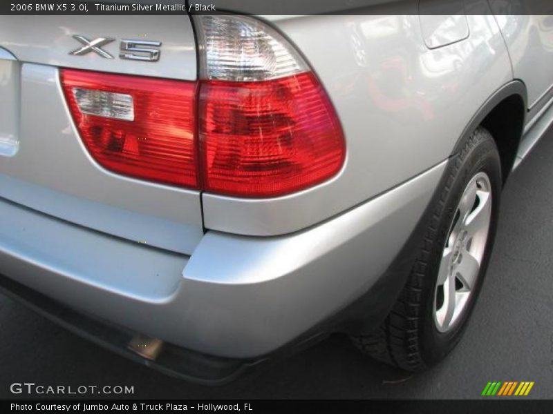 Titanium Silver Metallic / Black 2006 BMW X5 3.0i