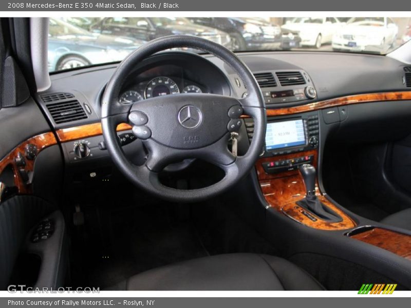 Black / Black 2008 Mercedes-Benz E 350 4Matic Sedan