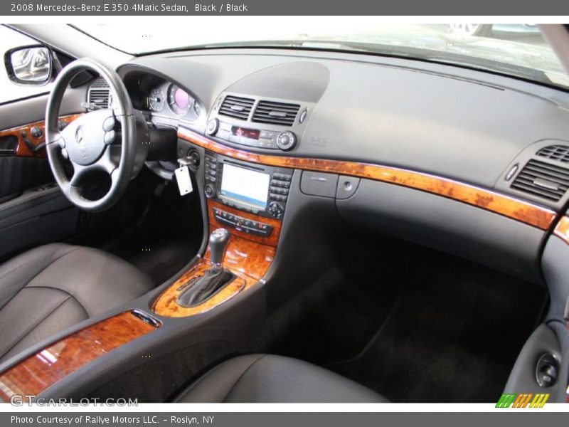 Black / Black 2008 Mercedes-Benz E 350 4Matic Sedan