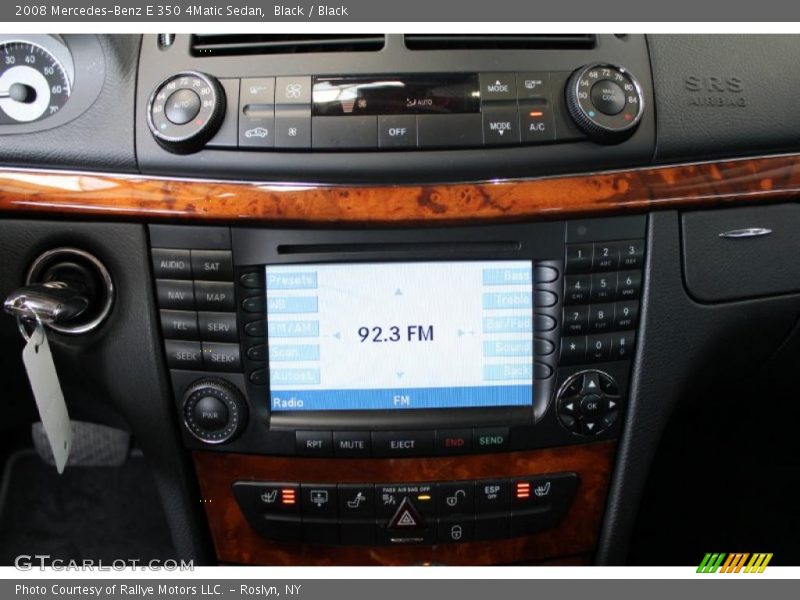 Black / Black 2008 Mercedes-Benz E 350 4Matic Sedan