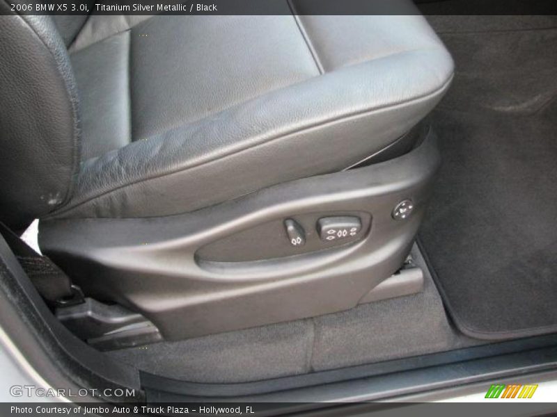 Titanium Silver Metallic / Black 2006 BMW X5 3.0i