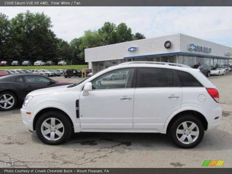 Polar White / Tan 2008 Saturn VUE XR AWD