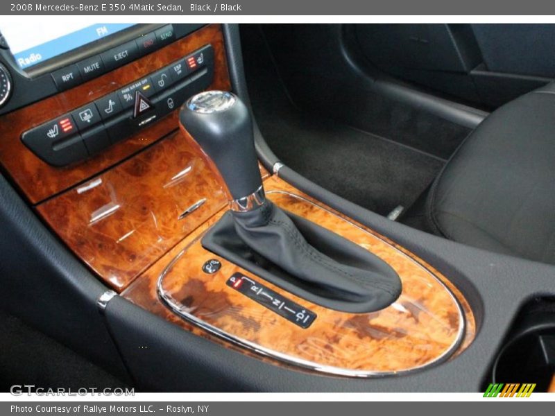 Black / Black 2008 Mercedes-Benz E 350 4Matic Sedan