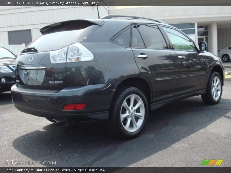 Smokey Granite / Light Gray 2009 Lexus RX 350 AWD