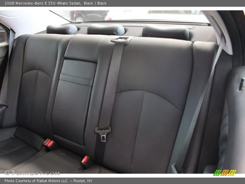Black / Black 2008 Mercedes-Benz E 350 4Matic Sedan