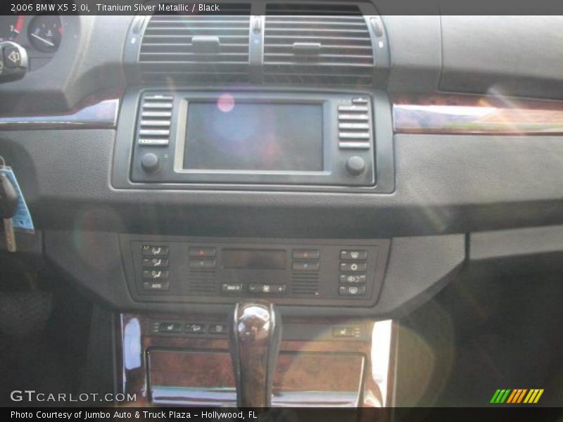 Titanium Silver Metallic / Black 2006 BMW X5 3.0i