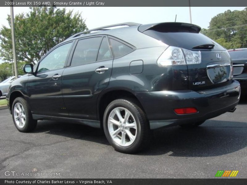 Smokey Granite / Light Gray 2009 Lexus RX 350 AWD