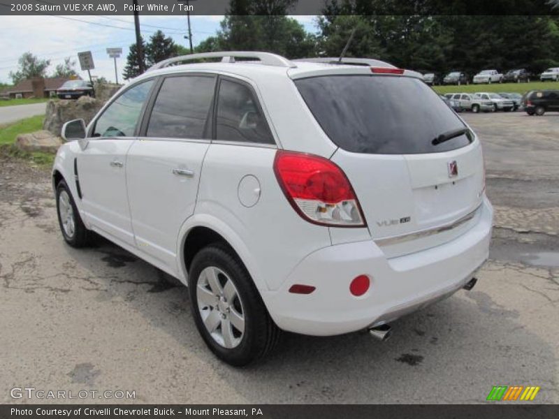 Polar White / Tan 2008 Saturn VUE XR AWD