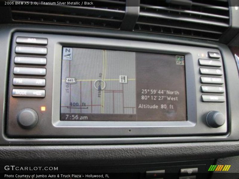 Titanium Silver Metallic / Black 2006 BMW X5 3.0i