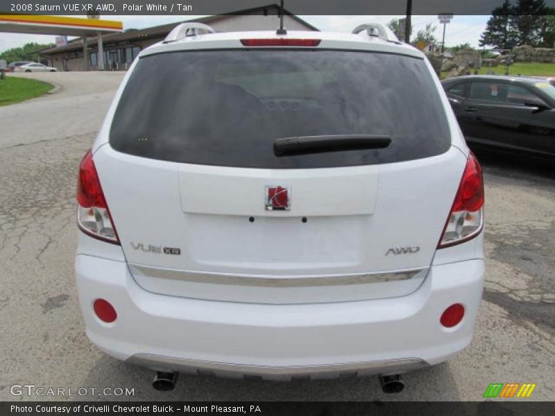 Polar White / Tan 2008 Saturn VUE XR AWD