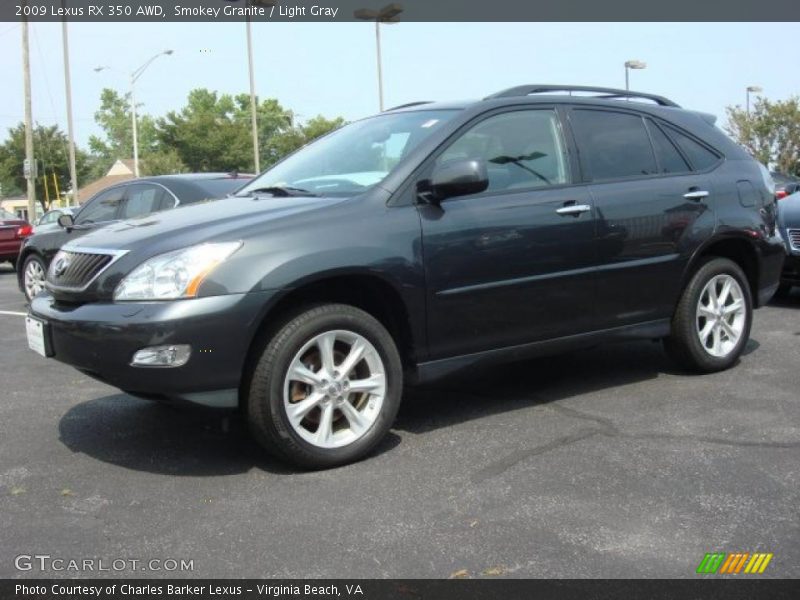 Smokey Granite / Light Gray 2009 Lexus RX 350 AWD