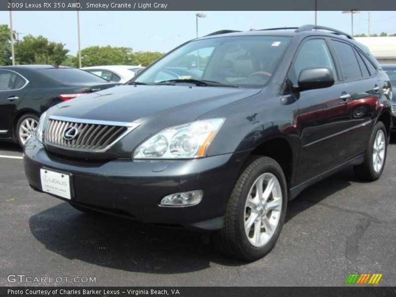 Smokey Granite / Light Gray 2009 Lexus RX 350 AWD