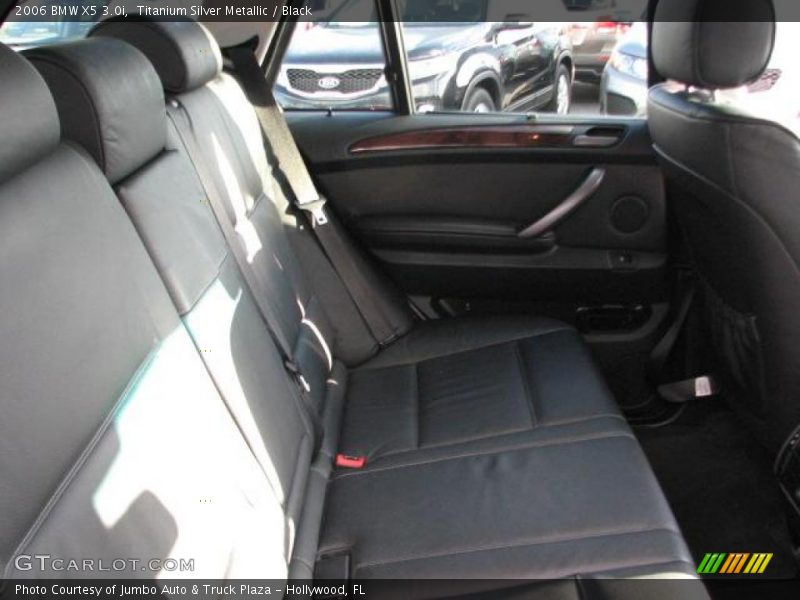 Titanium Silver Metallic / Black 2006 BMW X5 3.0i