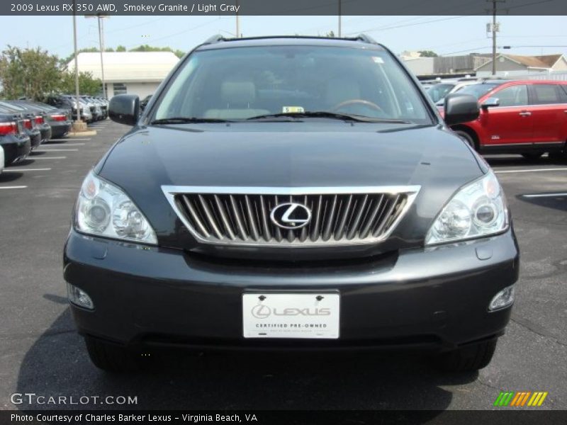 Smokey Granite / Light Gray 2009 Lexus RX 350 AWD