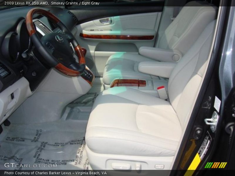 Smokey Granite / Light Gray 2009 Lexus RX 350 AWD