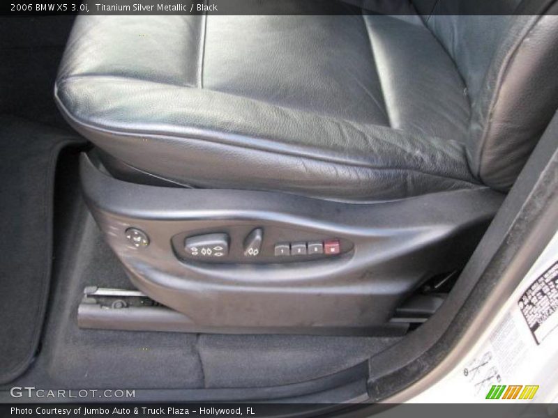 Titanium Silver Metallic / Black 2006 BMW X5 3.0i