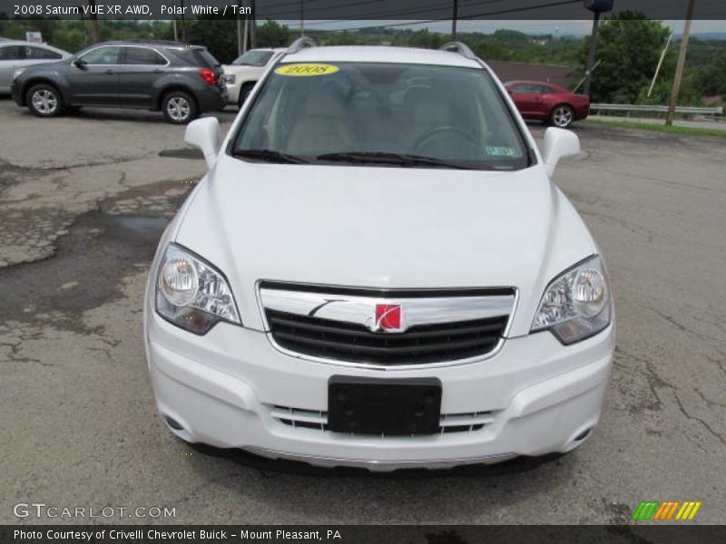 Polar White / Tan 2008 Saturn VUE XR AWD