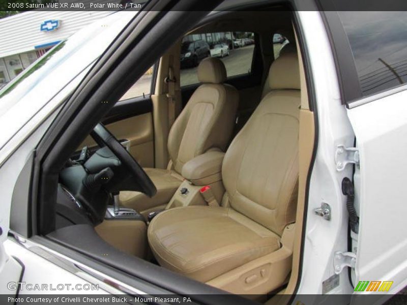 Polar White / Tan 2008 Saturn VUE XR AWD