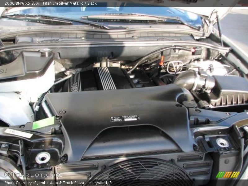 Titanium Silver Metallic / Black 2006 BMW X5 3.0i
