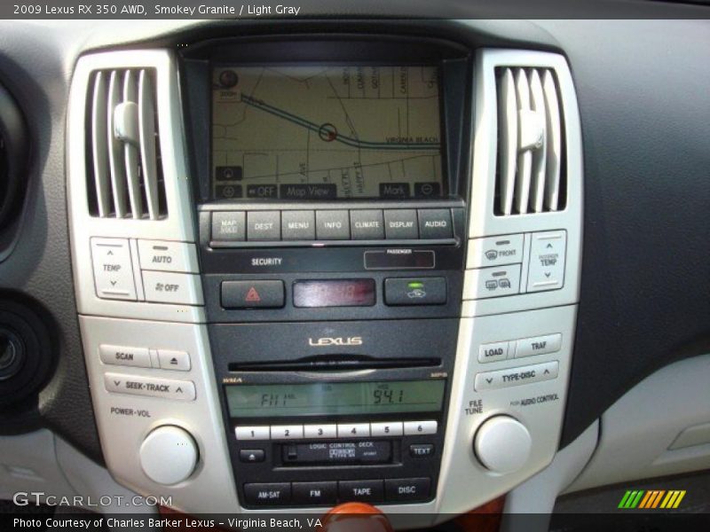 Smokey Granite / Light Gray 2009 Lexus RX 350 AWD