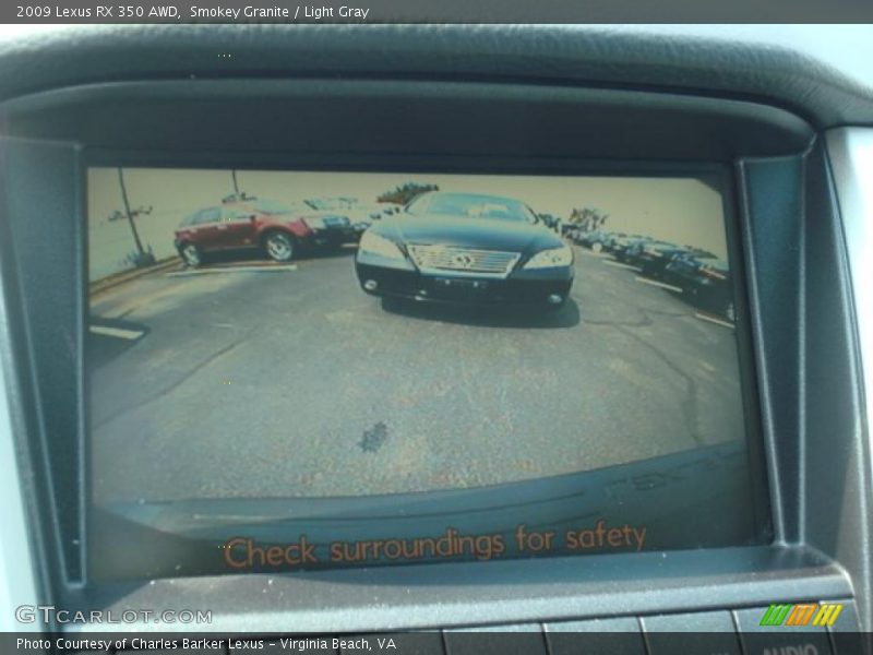 Smokey Granite / Light Gray 2009 Lexus RX 350 AWD
