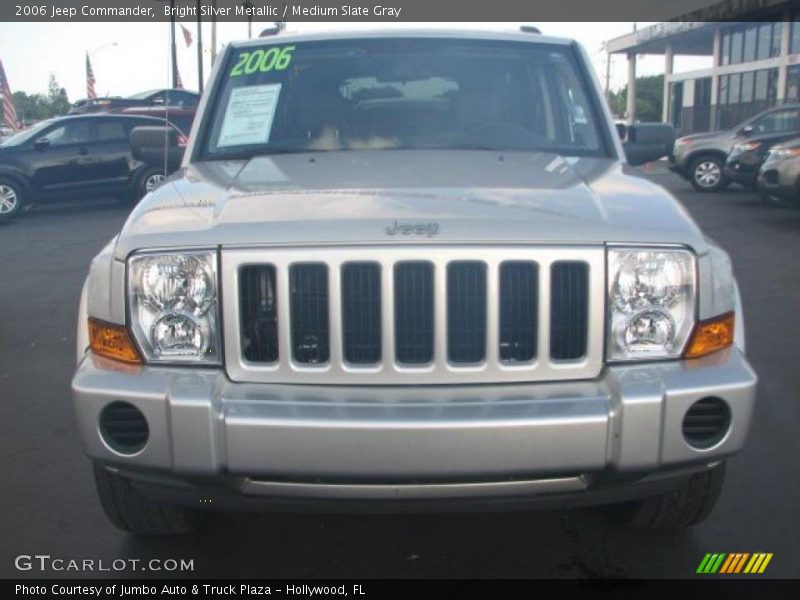 Bright Silver Metallic / Medium Slate Gray 2006 Jeep Commander