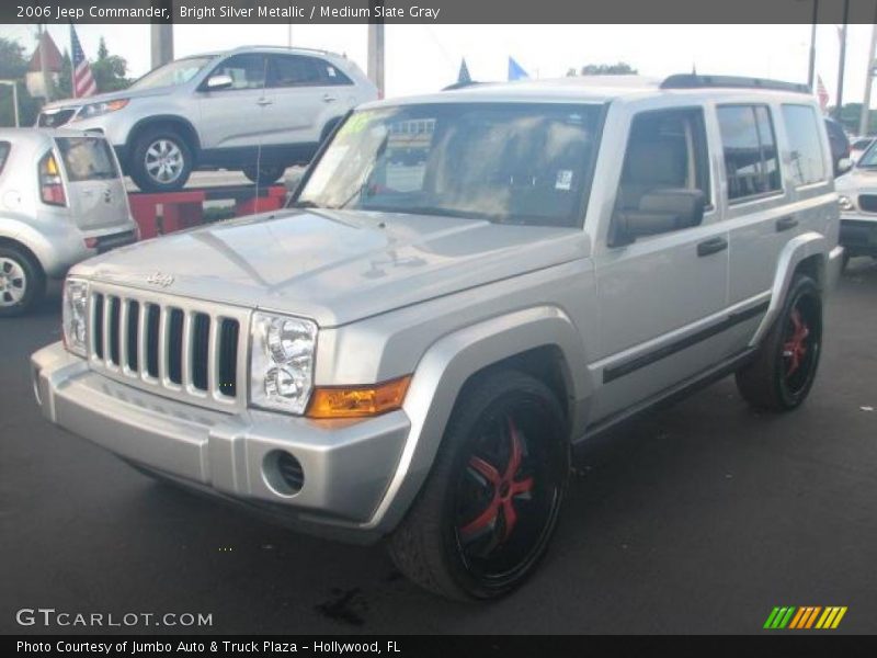Bright Silver Metallic / Medium Slate Gray 2006 Jeep Commander