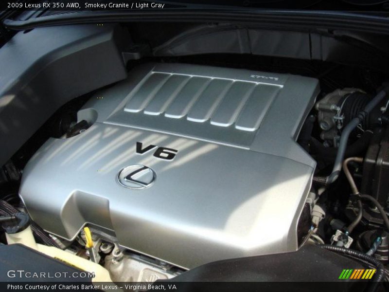 Smokey Granite / Light Gray 2009 Lexus RX 350 AWD