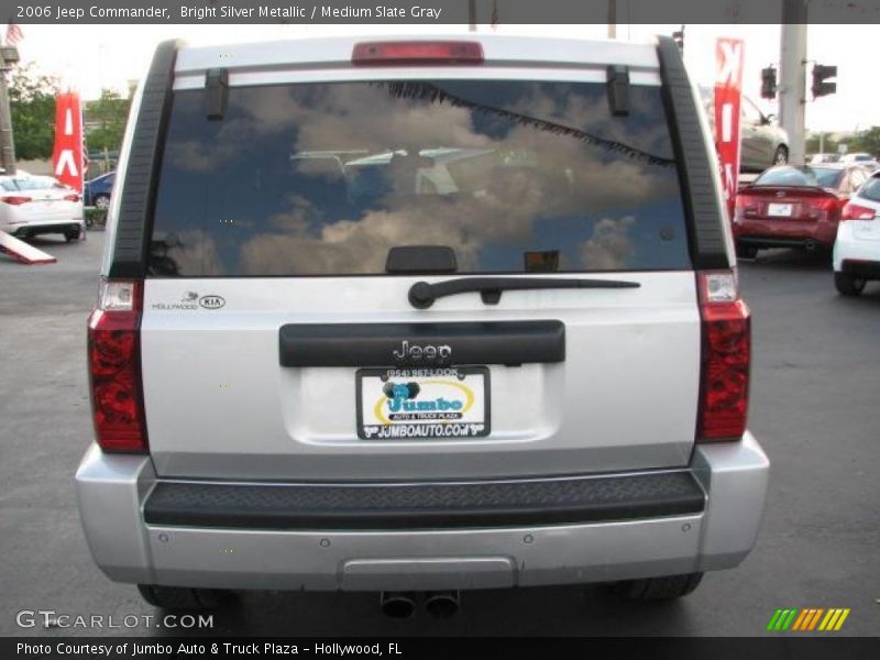Bright Silver Metallic / Medium Slate Gray 2006 Jeep Commander