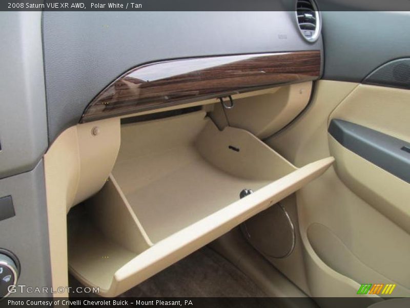 Polar White / Tan 2008 Saturn VUE XR AWD