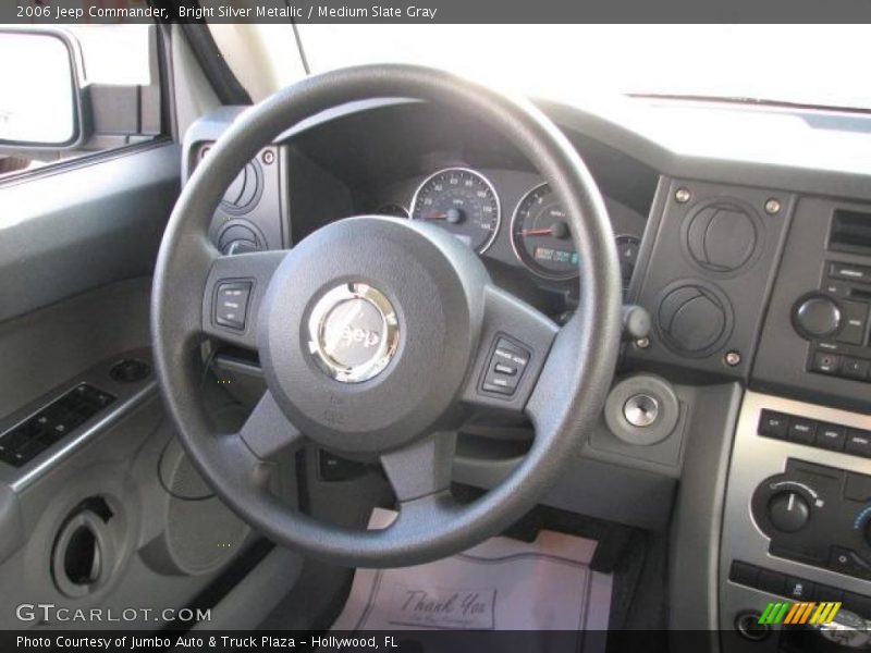 Bright Silver Metallic / Medium Slate Gray 2006 Jeep Commander