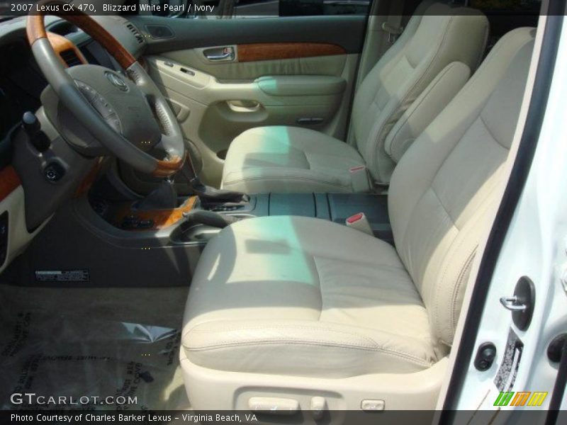 Blizzard White Pearl / Ivory 2007 Lexus GX 470
