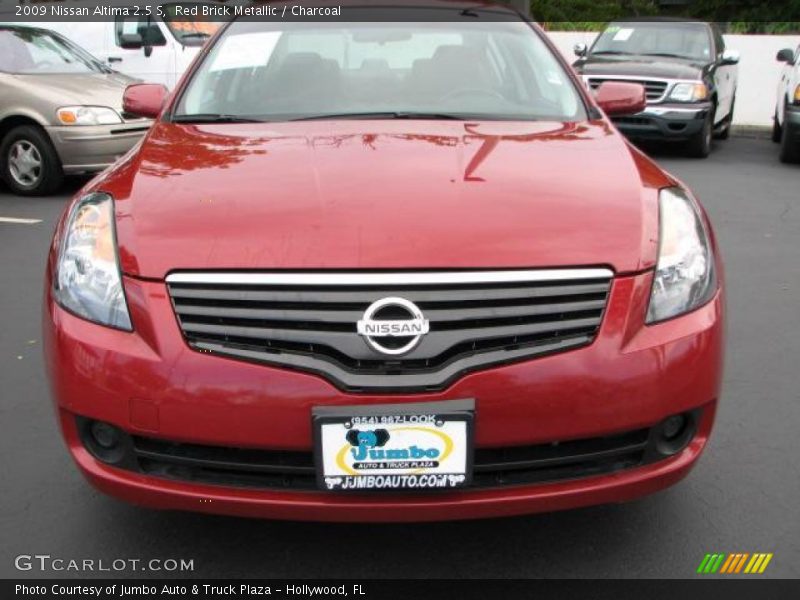 Red Brick Metallic / Charcoal 2009 Nissan Altima 2.5 S