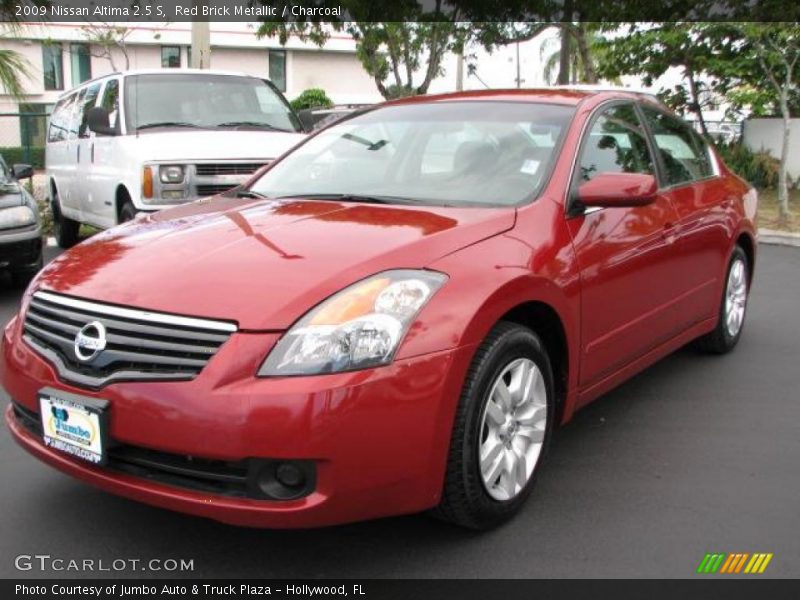 Red Brick Metallic / Charcoal 2009 Nissan Altima 2.5 S