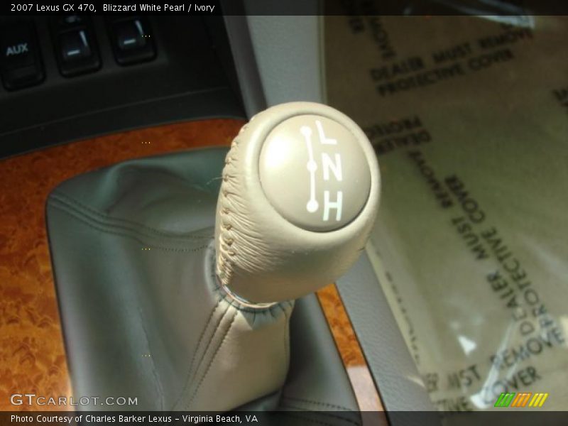 Blizzard White Pearl / Ivory 2007 Lexus GX 470