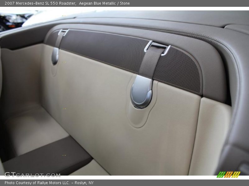 Aegean Blue Metallic / Stone 2007 Mercedes-Benz SL 550 Roadster